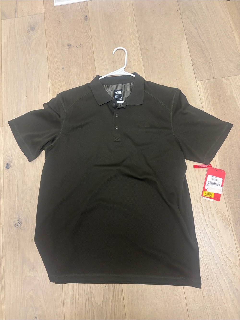 The North Face Men's Olive Polo Performance Short Sleeve